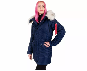 CHAMELEON ЖІНОЧА КУРТКА АЛЯСКА N-3B SLIM FIT NAVY 0735-35