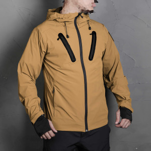 EMERSON КУРТКА SOFTSHELL HATTORI SKIN WINDBREAKER COYOTE EMS6872CB-M