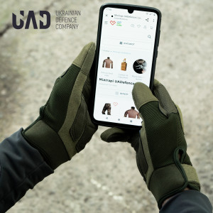 UAD РУКАВИЧКИ ТАКТИЧНІ PROMETEY OLIVE UAD0019M