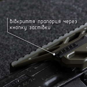 КРУК RIS БОКОВОЙ КРОНШТЕЙН БЫСТРОСЪЕМНЫЙ ДЛЯ АКМ/АК-74 COYOT