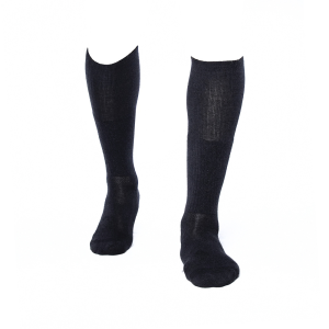 COVERT THREADS WOOL BEAST OTC SOCKS BLACK