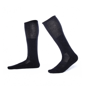 COVERT THREADS WOOL BEAST OTC SOCKS BLACK