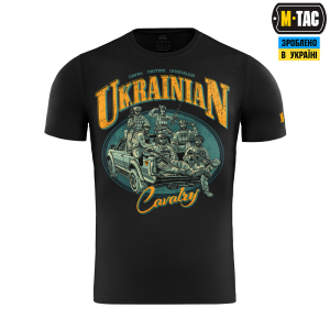 M-TAC ФУТБОЛКА UKRAINIAN CAVALRY BLACK