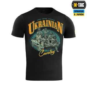 M-TAC ФУТБОЛКА UKRAINIAN CAVALRY BLACK