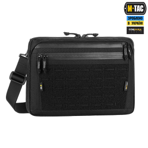 M-TAC СУМКА ADMIN BAG LARGE ELITE З ЛИПУЧКОЮ HEX BLACK