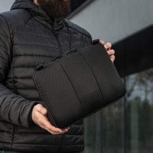 M-TAC СУМКА ADMIN BAG LARGE ELITE З ЛИПУЧКОЮ HEX BLACK