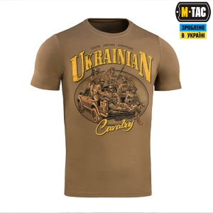 M-TAC ФУТБОЛКА UKRAINIAN CAVALRY COYOTE BROWN