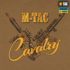 M-TAC ФУТБОЛКА UKRAINIAN CAVALRY COYOTE BROWN