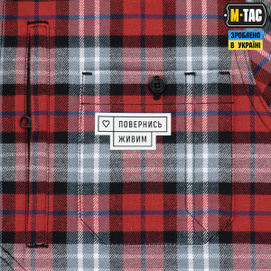 M-TAC РУБАШКА REDNECK COTTON SHIRT ПОВЕРНИСЬ ЖИВИМ RED