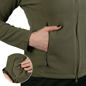 CAMO-TEC ФЛІСОВА КОФТА PANI MEADOW 100 OLIVE 8576