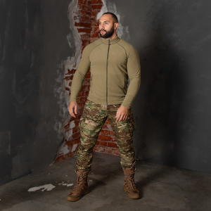 CAMO-TEC ФЛИСОВАЯ КОФТА MEADOW TAN 8445