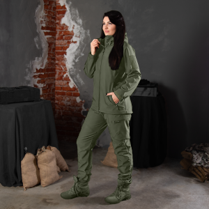 CAMO-TEC ШТАНИ  PANI SOFTSHELL OLIVE 8485