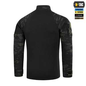 M-TAC РУБАШКА БОЕВАЯ ЛЕТНЯЯ GEN.II PRO NYCO EXTREME MULTICAM BLACK/BLACK