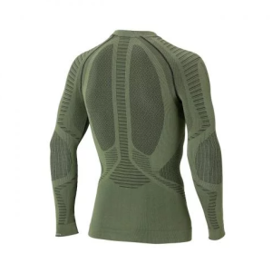 ACCAPI ТЕРМОРЕГЛАН ERGOWOOL MEN'S LONG SLEEVE SHIRT MILITARY GREEN/BLACK ACCXA801.1799