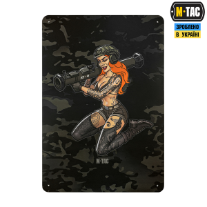M-TAC ПАНЕЛЬ ДЛЯ НАШИВОК TACTICAL GIRL AT-4 900X1300 BLACK MC