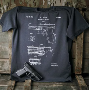 P1G-TAC ФУТБОЛКА GLOCK PISTOL LEGEND GRAPHITE UA281-29891-GT-GK