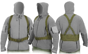 8FIELDS РПС PADDED PATROL BELT WITH SUSPENDERS OLIVE 9575