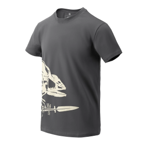 HELIKON-TEX ФУТБОЛКА T-SHIRT FULL BODY SKELETON SHADOW GREY TS-FBS-CO-35