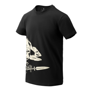 HELIKON-TEX ФУТБОЛКА T-SHIRT FULL BODY SKELETON BLACK TS-FBS-CO-01