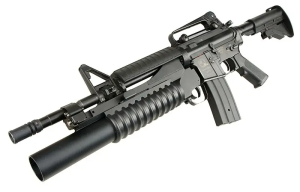 D-BOYS СТРАЙКБОЛЬНЫЙ ГРАНАТОМЕТ M203 LONG BLACK 395