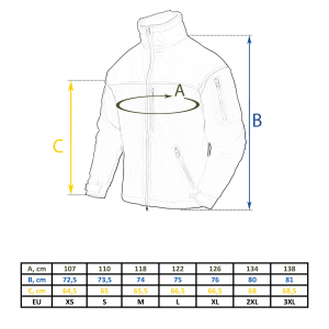 HELIKON-TEX КУРТКА CLASSIC ARMY FLEECE SHADOW GREY BL-CAF-FL-35