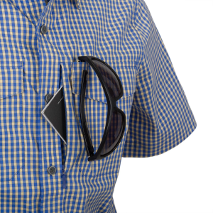 HELIKON-TEX РУБАШКА COVERT CONCEALED CARRY SHORT SLEEVE SHIRT BLUE KO-CCS-CB-C4