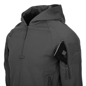 HELIKON-TEX ТАКТИЧЕСКАЯ РУБАШКА RANGE HOODIE BLACK BL-BRH-TC-01