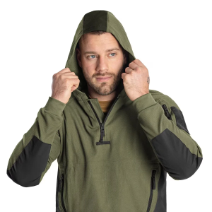 HELIKON-TEX ТАКТИЧЕСКАЯ РУБАШКА RANGE HOODIE OLIVE GREEN BL-BRH-TC-0201A