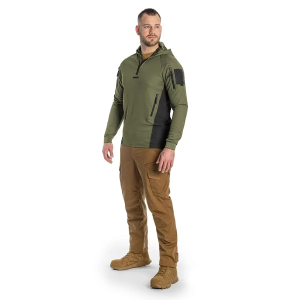 HELIKON-TEX ТАКТИЧЕСКАЯ РУБАШКА RANGE HOODIE OLIVE GREEN BL-BRH-TC-0201A