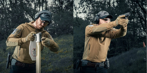 HELIKON-TEX ТАКТИЧЕСКАЯ РУБАШКА RANGE HOODIE OLIVE GREEN BL-BRH-TC-0201A