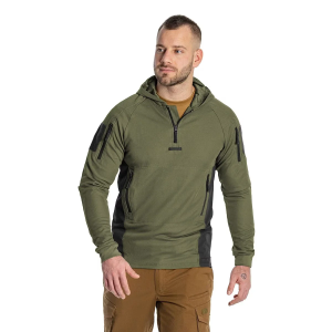 HELIKON-TEX ТАКТИЧЕСКАЯ РУБАШКА RANGE HOODIE OLIVE GREEN BL-BRH-TC-0201A