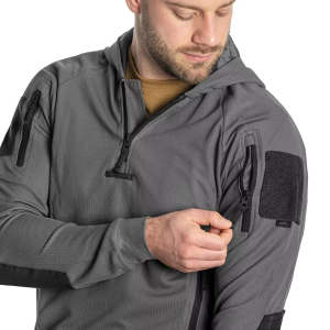 HELIKON-TEX ТАКТИЧЕСКАЯ РУБАШКА RANGE HOODIE SHADOW GREY BL-BRH-TC-3501A