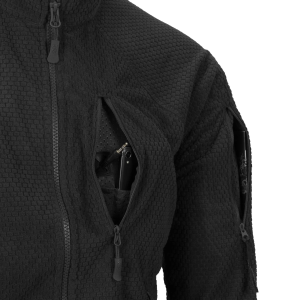 HELIKON-TEX КУРТКА ALPHA TACTICAL GRID FLEECE BLACK BL-ALT-FG-01