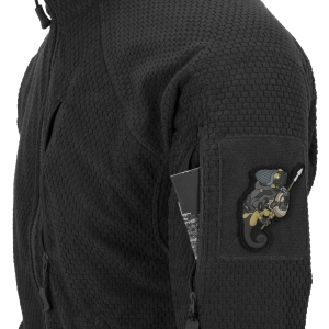 HELIKON-TEX КУРТКА ALPHA TACTICAL GRID FLEECE BLACK BL-ALT-FG-01