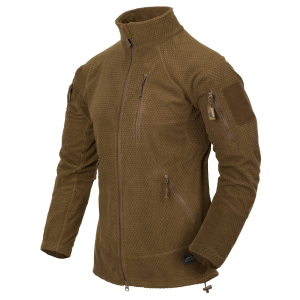 HELIKON-TEX КУРТКА ALPHA TACTICAL GRID FLEECE COYOTE BL-ALT-FG-11