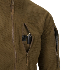 HELIKON-TEX КУРТКА ALPHA TACTICAL GRID FLEECE COYOTE BL-ALT-FG-11