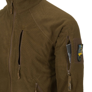 HELIKON-TEX КУРТКА ALPHA TACTICAL GRID FLEECE COYOTE BL-ALT-FG-11