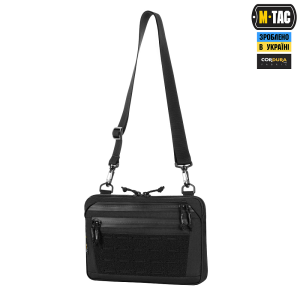 M-TAC СУМКА ADMIN BAG MEDIUM ELITE З ЛИПУЧКОЮ BLACK