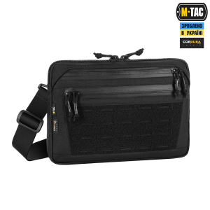 M-TAC СУМКА ADMIN BAG MEDIUM ELITE З ЛИПУЧКОЮ BLACK
