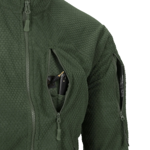 HELIKON-TEX КУРТКА ALPHA TACTICAL GRID FLEECE OLIVE GREEN BL-ALT-FG-02