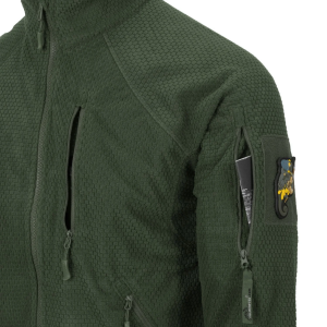 HELIKON-TEX КУРТКА ALPHA TACTICAL GRID FLEECE OLIVE GREEN BL-ALT-FG-02