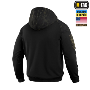 M-TAC КОФТА HOODIE COMBAT BLACK MULTICAM