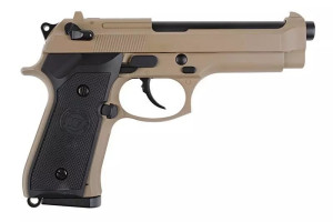 WE ПІСТОЛЕТ BERETTA M92 CO2 TAN/BLACK FULL METAL HS2673