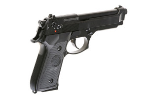 WE ПІСТОЛЕТ BERETTA M92 V.2 GBB BLACK FULL METAL HS0197