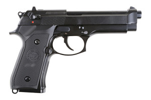 WE ПІСТОЛЕТ BERETTA M92 V.2 GBB BLACK FULL METAL HS0197