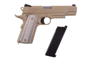 WE ПІСТОЛЕТ COLT 1911 M45A1 TAN HS1405