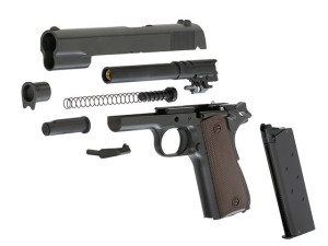 ARMY ARMAMENT ПІСТОЛЕТ COLT R31-C METAL GREEN GAS HS1434