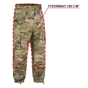 P1G-TAC ШТАНИ ПОЛЬОВІ ЗИМОВІ WALRUS MK-2 MTP/MCU CAMO UA281-39990-MTP