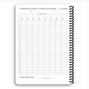 ECOPYBOOK TACTICAL БЛОКНОТ СТАРШЕГО ОФІЦЕРА БАТАРЕИ