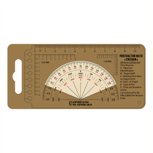 ECOPYBOOK TACTICAL ЛІНІЙКА PROTRACTOR NATO ''CHICKEN''